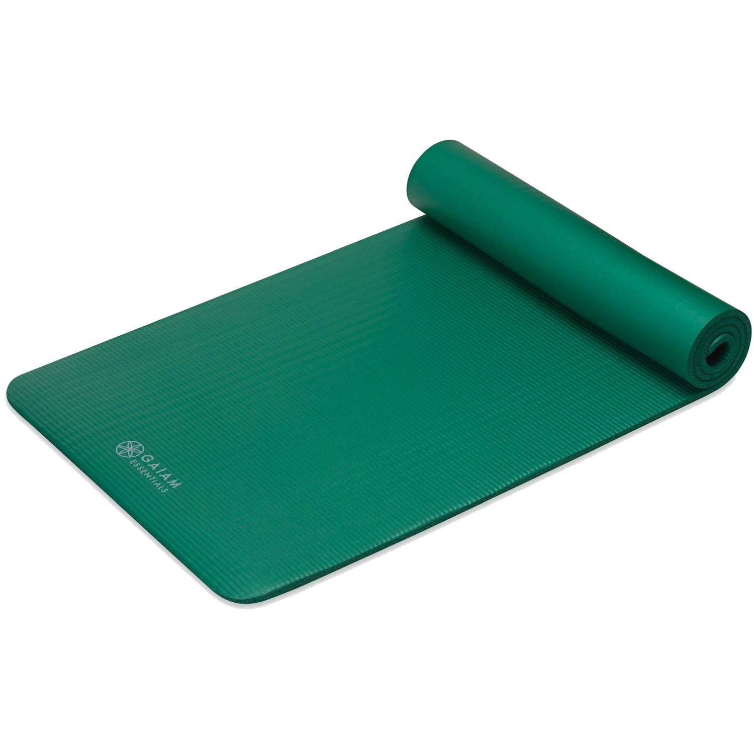 Gaiam Essentials Fitness Mat & Sling (10mm) - Green 3 Gaiam Essentials Fitness Mat & Sling (10mm) - Green