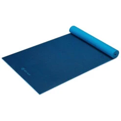 Gaiam Premium 2-Color Yoga Mat (6mm) - Midnight Blues