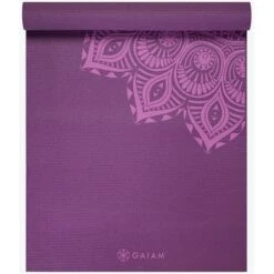 Gaiam Premium Yoga Mat (6mm) - Purple Mandala -Fitness-Mode Winkel giam premium yoga mat 6mm 05 62892 03 1069904