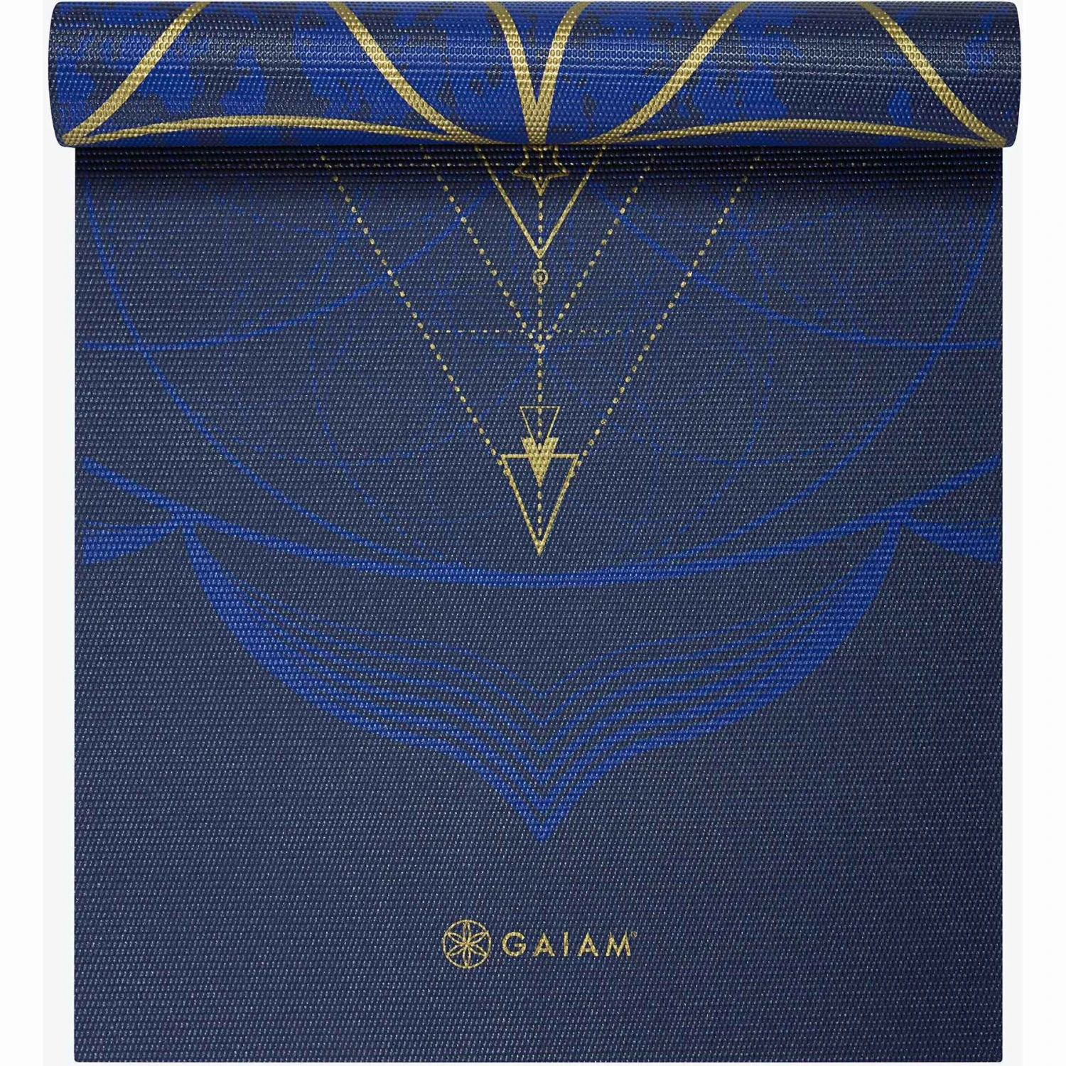 Gaiam Reversible Yoga Mat (6mm) - Metallic Sun & Moon 5 Gaiam Reversible Yoga Mat (6mm) - Metallic Sun & Moon - Afbeelding 3