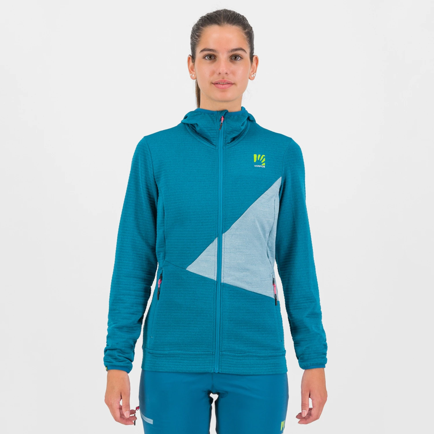 Karpos Nuvolau Women's Fleece Jacket - Corsair/adriatic Blue 6 Karpos Nuvolau Women's Fleece Jacket - Corsair/adriatic Blue - Afbeelding 4