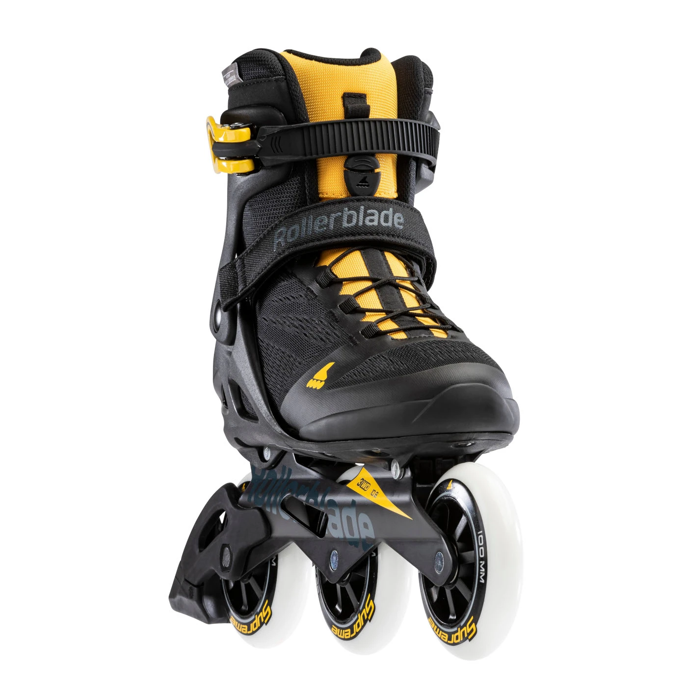 Rollerblade Macroblade 100 3WD - Men Fitness Inline Skates - Black/saffron Yellow 5 Rollerblade Macroblade 100 3WD - Men Fitness Inline Skates - Black/saffron Yellow - Afbeelding 3