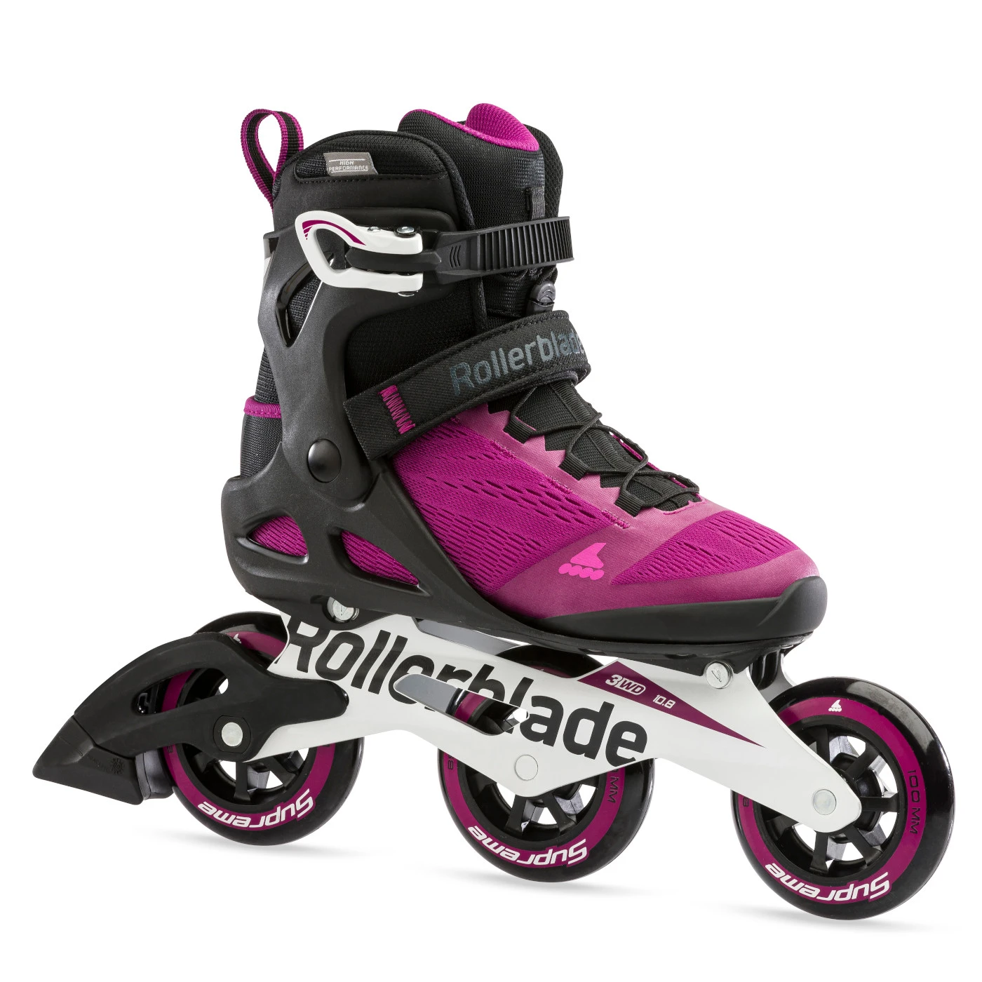 Rollerblade Macroblade 100 3WD W - Women Fitness Inline Skates - Purple/black 6 Rollerblade Macroblade 100 3WD W - Women Fitness Inline Skates - Purple/black - Afbeelding 5