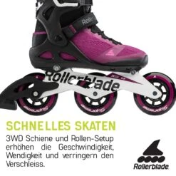 Rollerblade Macroblade 100 3WD W - Women Fitness Inline Skates - Purple/black 21 Rollerblade Macroblade 100 3WD W - Women Fitness Inline Skates - Purple/black -Fitness-Mode Winkel macroblade 100 3wd w 8 1255766
