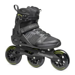 Rollerblade Macroblade 110 3WD - Men Fitness Inline Skates - Black/lime -Fitness-Mode Winkel macroblade 110 3wd 4 1255953