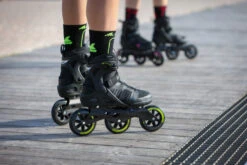 Rollerblade Macroblade 110 3WD - Men Fitness Inline Skates - Black/lime -Fitness-Mode Winkel macroblade 110 3wd 9 1255958