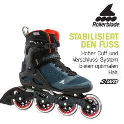 Rollerblade Macroblade 90 - Men Fitness Inline Skates - Orion Blue/spicy Orange 31 Rollerblade Macroblade 90 - Men Fitness Inline Skates - Orion Blue/spicy Orange -Fitness-Mode Winkel macroblade 90 men 9 1246291