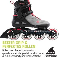 Rollerblade Macroblade 90 W - Women Fitness Inline Skates - Neutral Grey/paradise Pink -Fitness-Mode Winkel macroblade 90 woman 8 1246541