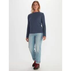 Marmot Switchback Shirt Met Lange Mouwen Dames - Arctic Navy -Fitness-Mode Winkel marmot switchback long sleeve shirt women arctic navy 3 1429088