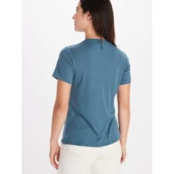 Marmot Switchback Dames Shirt Met Korte Mouwen - Dusty Teal -Fitness-Mode Winkel marmot switchback short sleeve shirt women dusty teal 2 1429051
