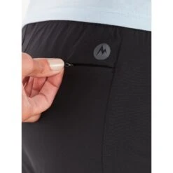 Marmot Elda Jogger Damesbroek - Zwart -Fitness-Mode Winkel marmot womens elda jogger pants black 5 1534625