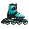 Rollerblade Microblade - Kids Inline Skates - Aqua/black -Fitness-Mode Winkel microblade aqua 1 1221552