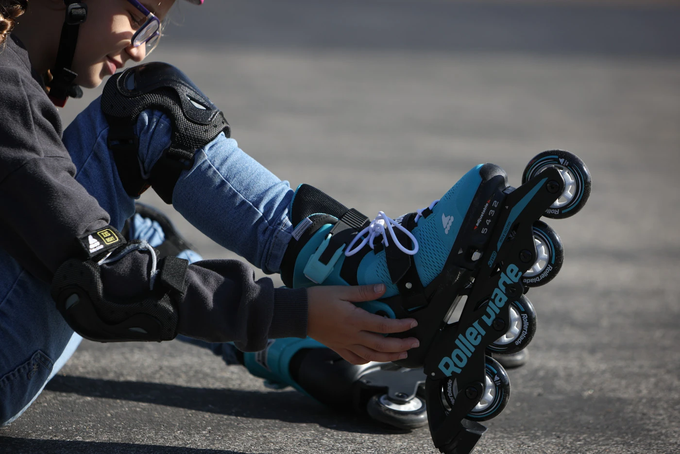 Rollerblade Microblade - Kids Inline Skates - Aqua/black 8 Rollerblade Microblade - Kids Inline Skates - Aqua/black - Afbeelding 6