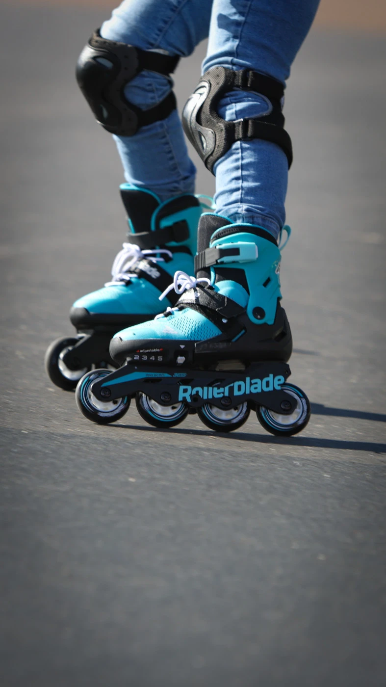 Rollerblade Microblade - Kids Inline Skates - Aqua/black 10 Rollerblade Microblade - Kids Inline Skates - Aqua/black - Afbeelding 8