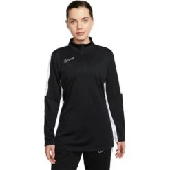 Nike Dri-FIT Academy Drill Dames Voetbaltop - Zwart/zwart/wit DX0513-010