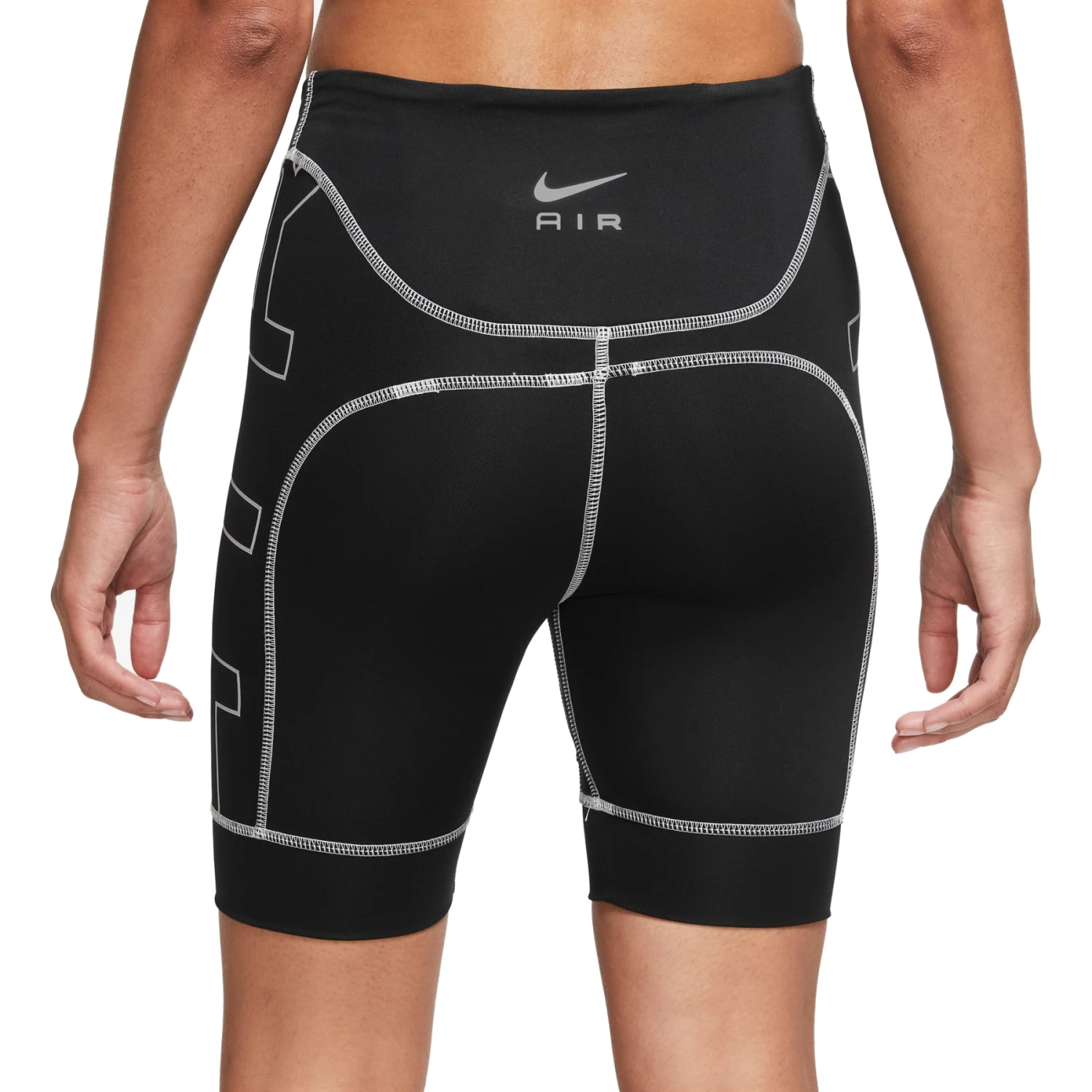 Nike Dri-FIT Air 7" Korte Broek Dames - Zwart/wit/wit DX2946-010 4 Nike Dri-FIT Air 7" Korte Broek Dames - Zwart/wit/wit DX2946-010 - Afbeelding 2