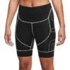 Nike Dri-FIT Air 7" Korte Broek Dames - Zwart/wit/wit DX2946-010 -Fitness-Mode Winkel nike dri fit air womens 7 bike shorts black white white dx2946 010 4 1480252