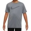 Nike Dri-FIT Trainingsshirt Kinderen - Smoke Grey/black DM8535-084 -Fitness-Mode Winkel nike dri fit big kids short sleeve training top smoke grey black dm8535 084 1 1251750