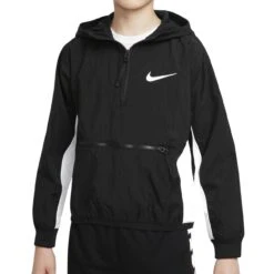 Nike Dri-FIT Crossover Basketball Jas Kinderen - Black/white/white DM8178-010