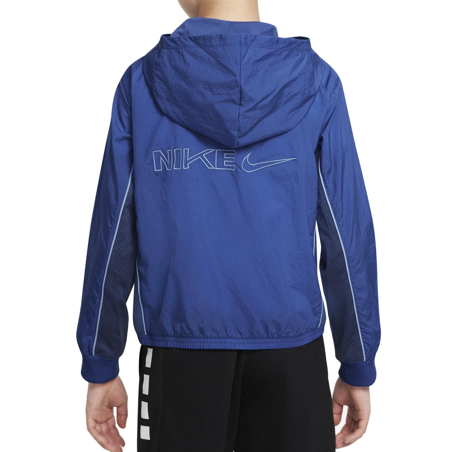 Nike Dri-FIT Crossover Basketball Jas Kinderen - Game Royal/midnight Navy/university Blue DM8178-480 4 Nike Dri-FIT Crossover Basketball Jas Kinderen - Game Royal/midnight Navy/university Blue DM8178-480 - Afbeelding 2