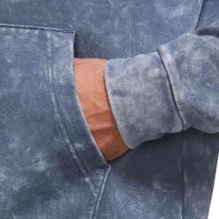 Nike Dri-FIT Fleece Fitness-Hoodie Heren - Diffused Blue DX1555-491 -Fitness-Mode Winkel nike dri fit fleece mens pullover fitness hoodie diffused blue dx1555 491 2 1476105