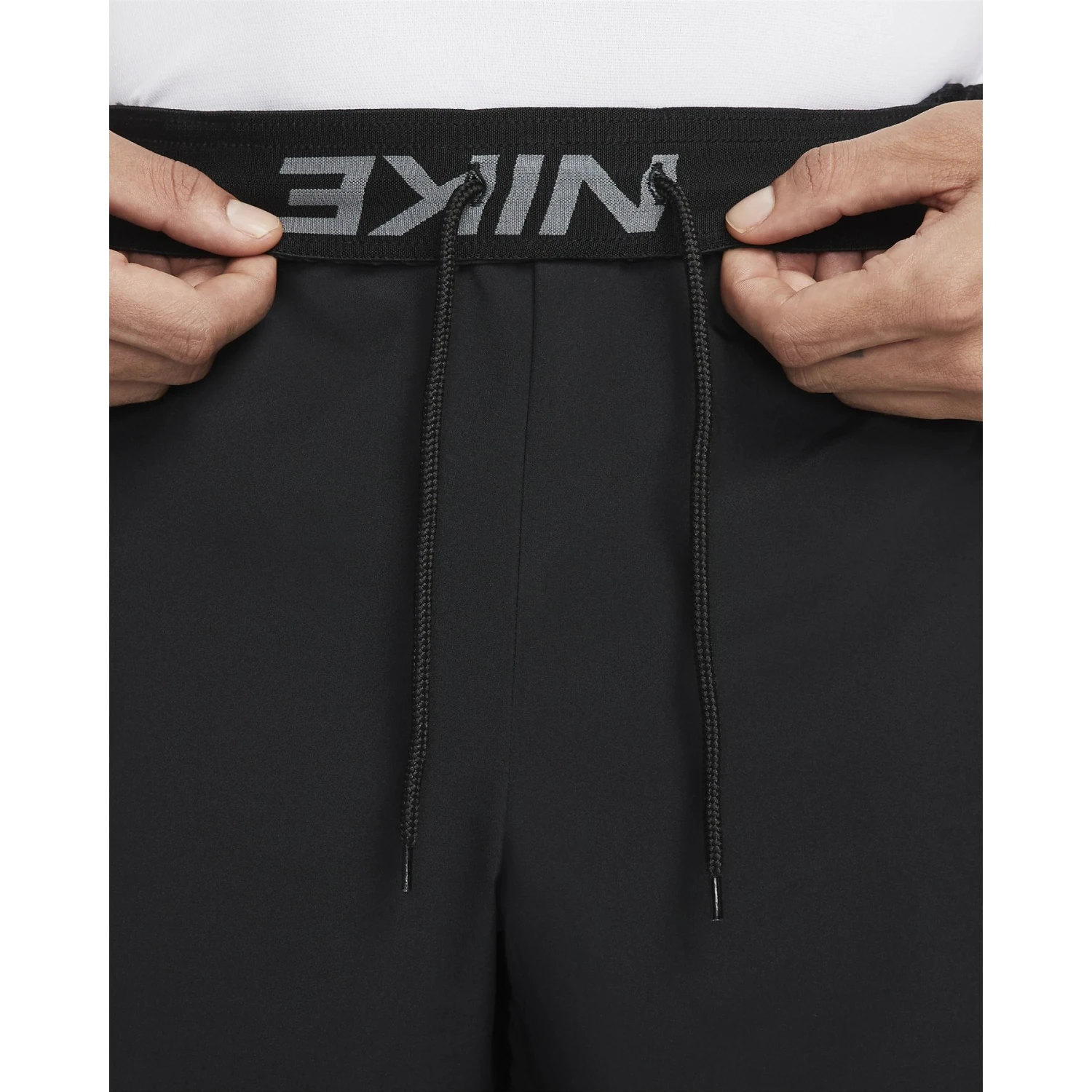 Nike Dri-FIT Web-Trainingsshorts Heren - Black/smoke Grey/white DQ4799-010 6 Nike Dri-FIT Web-Trainingsshorts Heren - Black/smoke Grey/white DQ4799-010 - Afbeelding 4