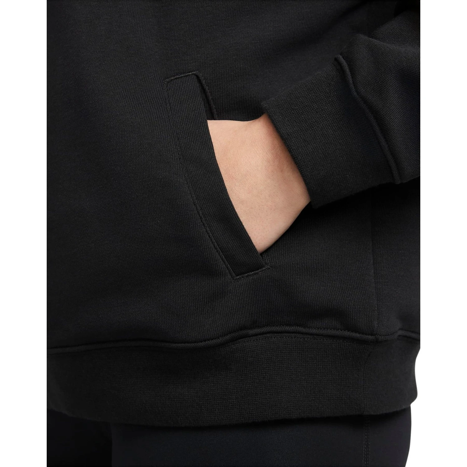 Nike Dri-FIT Get Fit French-Terry Sweatshirt Dames - Black/iron Grey/white DX0074-010 7 Nike Dri-FIT Get Fit French-Terry Sweatshirt Dames - Black/iron Grey/white DX0074-010 - Afbeelding 5