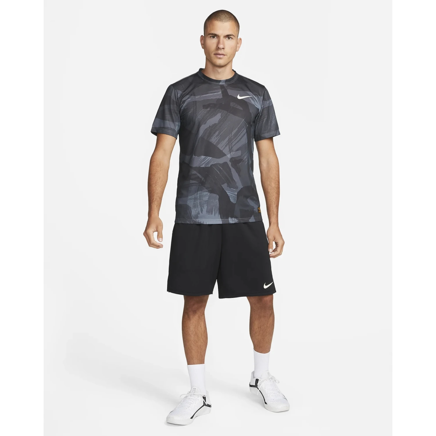 Nike Dri-FIT Strick-Trainingsshorts Heren - Black/black/coconut Milk DQ4810-010 9 Nike Dri-FIT Strick-Trainingsshorts Heren - Black/black/coconut Milk DQ4810-010 - Afbeelding 7