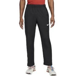 Nike Dri-FIT Web Team Trainingsbroek Heren - Zwart/zwart/wit DM6626-010