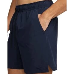 Nike Dri-FIT Unlined Woven Korte Broek 7" Heren - Obsidian/black/obsidian DV9340-451 -Fitness-Mode Winkel nike dri fit mens 7 unlined woven fitness shorts obsidian black obsidian dv9340 451 5 1415609
