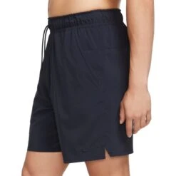Nike Dri-FIT Unlined Woven Korte Broek 7" Heren - Obsidian/black/obsidian DV9340-451 -Fitness-Mode Winkel nike dri fit mens 7 unlined woven fitness shorts obsidian black obsidian dv9340 451 7 1415607