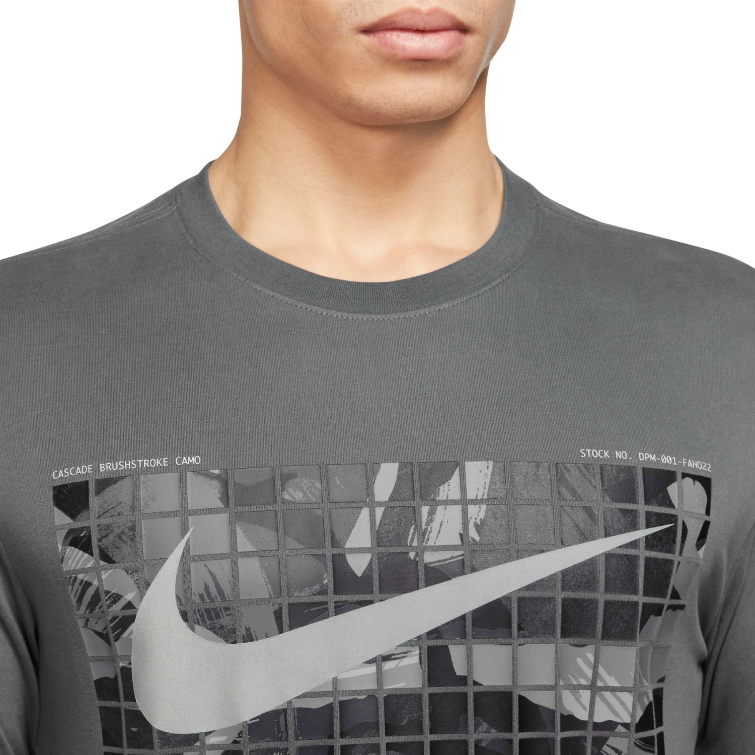 Nike Dri-FIT Camo T-Shirt Heren - Iron Grey FJ2446-068 6 Nike Dri-FIT Camo T-Shirt Heren - Iron Grey FJ2446-068 - Afbeelding 4