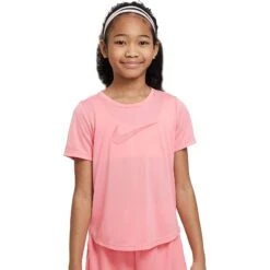 Nike Dri-Fit One Shirt Kinderen - Coral Chalk/sea Coral DD7639-611