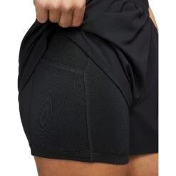 Nike One Dri-FIT 2-In-1 Korte Broek 3" Dames - Black/reflective Silver DX6016-010 -Fitness-Mode Winkel nike dri fit one womens high waisted 3 2 in 1 shorts black reflective silver dx6016 010 5 1479392