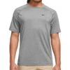 Nike Dri-FIT Ready Fitness T-Shirt Heren - Smoke Grey/heather/black DV9815-084 -Fitness-Mode Winkel nike dri fit ready mens short sleeve fitness top smoke grey heather black dv9815 084 1 1415551