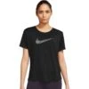 Nike Dri-FIT Swoosh Shirt Dames - Black/cool Grey FB4696-010 -Fitness-Mode Winkel nike dri fit swoosh hbr womens short sleeve top black cool grey fb4696 010 1 1516982