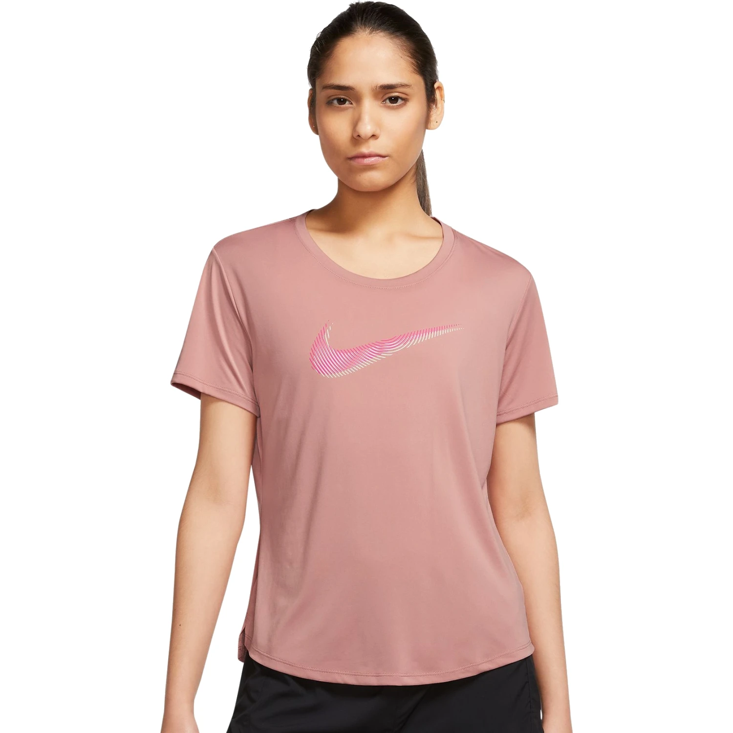 Nike Dri-FIT Swoosh Shirt Dames - Red Stardust/fierce Pink FB4696-618 3 Nike Dri-FIT Swoosh Shirt Dames - Red Stardust/fierce Pink FB4696-618