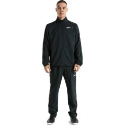 Nike Dri-FIT Team Training Jas Heren - Zwart/zwart/wit DM6619-011 -Fitness-Mode Winkel nike dri fit team mens woven training jacket black black white dm6619 011 2 1415489