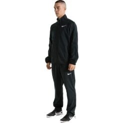 Nike Dri-FIT Team Training Jas Heren - Zwart/zwart/wit DM6619-011 -Fitness-Mode Winkel nike dri fit team mens woven training jacket black black white dm6619 011 4 1415487