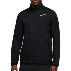 Nike Dri-FIT Team Training Jas Heren - Zwart/zwart/wit DM6619-011