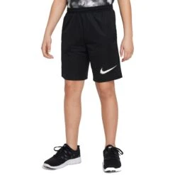 Nike Trophy23 Dri-FIT Shorts Kinderen - Zwart/wit FD3959-010 -Fitness-Mode Winkel nike dri fit trophy23 kids shorts gx black white fd3959 010 2 1544329