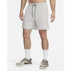 Nike Dri-FIT Unlimited D.Y.E. Korte Broek 7" Heren - Lite Iron Ore/lite Iron Ore DX1540-012 -Fitness-Mode Winkel nike dri fit unlimited d y e men 7 fitness shorts lite iron ore lite iron ore dx1540 012 5 1424973