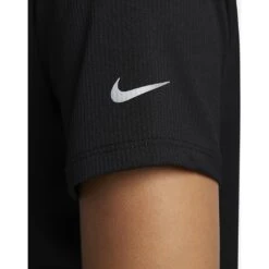 Nike Dri-FIT T-Shirt Dames - Black/reflective Silver DX0314-010 -Fitness-Mode Winkel nike dri fit womens short sleeve top black reflective silver dx0314 010 3 1425069