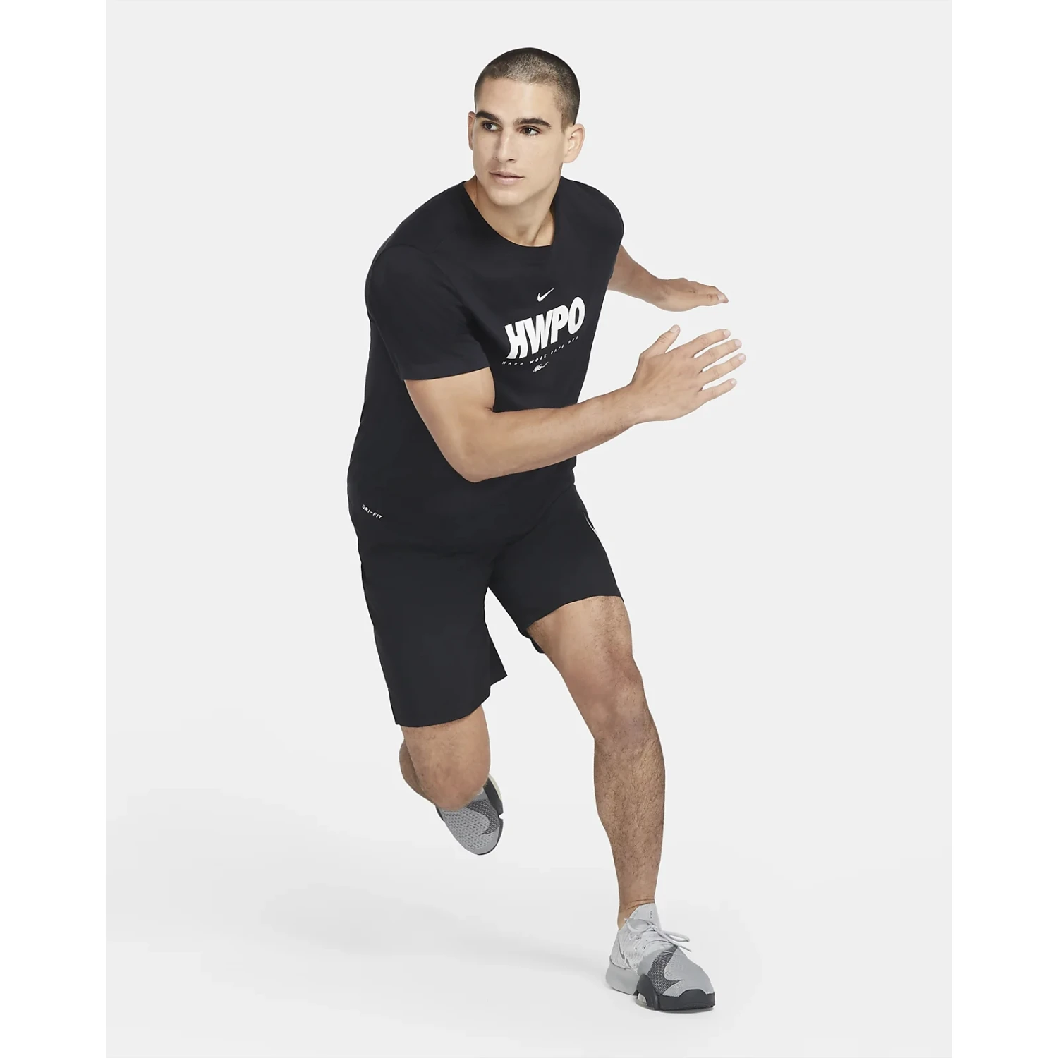 Nike Dri-FIT "HWPO" Trainings-T-Shirt Heren - Black DA1594-010 8 Nike Dri-FIT "HWPO" Trainings-T-Shirt Heren - Black DA1594-010 - Afbeelding 6