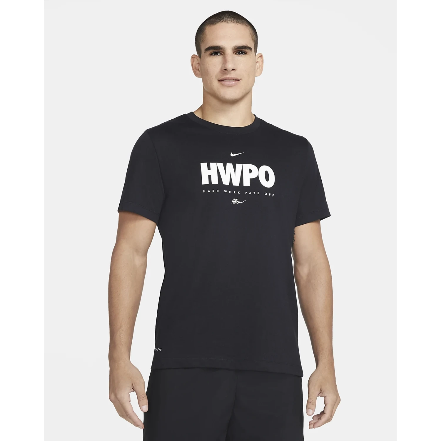 Nike Dri-FIT "HWPO" Trainings-T-Shirt Heren - Black DA1594-010 4 Nike Dri-FIT "HWPO" Trainings-T-Shirt Heren - Black DA1594-010 - Afbeelding 2