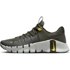 Nike Free Metcon 5 Fitnessschoenen Heren - Sequoia/high Voltage-light Sil DV3949-300