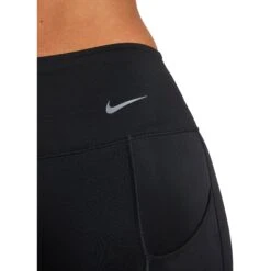Nike GO 7/8-Leggings Voor Dames - Zwart/zwart DQ5692-010 -Fitness-Mode Winkel nike go womens 7 8 tights black black dq5692 010 2 1529647
