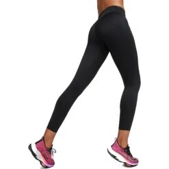 Nike GO 7/8-Leggings Voor Dames - Zwart/zwart DQ5692-010 -Fitness-Mode Winkel nike go womens 7 8 tights black black dq5692 010 3 1529646