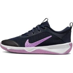 Nike Omni Multi-Court Indoorschoenen Kinderen - Obsidian/rush Fuchsia-white DM9027-401