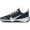 Nike Omni Multi-Court Indoorschoenen Kinderen - Dark Obsidian/smoke Grey/bright Crimson/white DM9027-402 -Fitness-Mode Winkel nike omni multi court shoes kids dark obsidian smoke grey bright crimson white dm9027 402 4 1567079